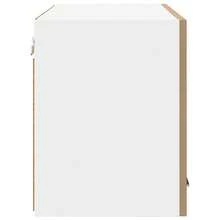 vidaXL Armoire suspendue 2 pcs Chêne Artisan et Blanc 60 x 31 x 40 cm - Tabac - Voir 8