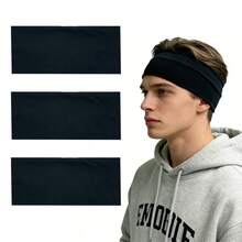 2 pezzi Fasce per capelli sportive, Fasce elastiche unisex per corsa, fitness, yoga, accessori per capelli autunno inverno per donne, Sciarpa elegante da donna per vacanze, Bandane morbide per donna