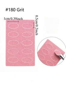 5 st. stålfilar för nagelkonst, dubbelsidig hästskofil i stål, borttagning av döda hudceller, fasad nageltrimning, förslipning, slipark för nagelytan - Multifärgad - Visa 3