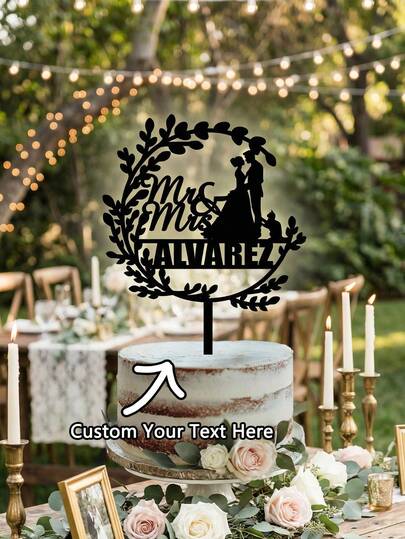 Pancarta personalizada de decoración de pastel de cumpleaños, decoración de pastel de feliz cumpleaños, acrílico personalizado, adecuado para cualquier ocasión, bendición de cumpleaños y aniversario, reunión familiar y de amigos, personalizado