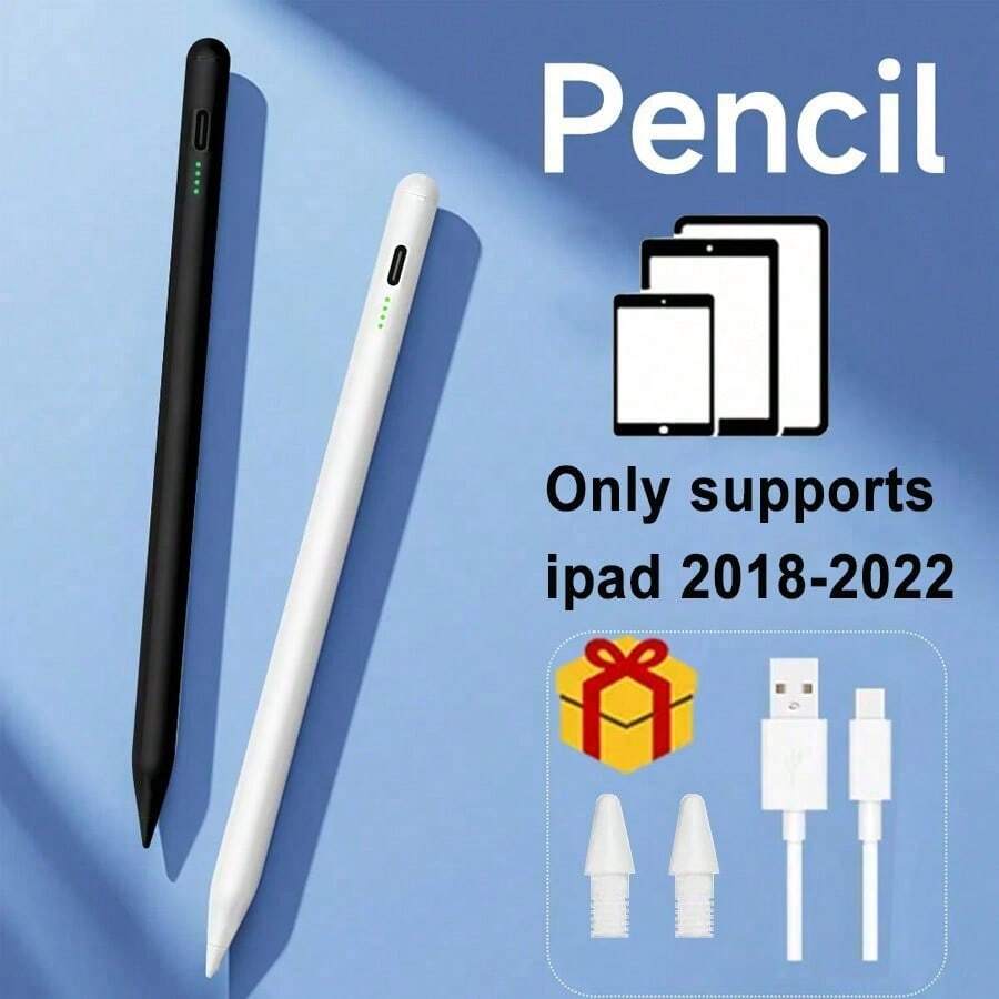 1pc Capacitive Stylus Pen Compatible With IPad 2018-2023, Magnetic Anti-Mistouch Drawing Sketching Writing Pen Compatible With Ipad 2023 2022 2021 2020 2019 2018 4 5 9th 10th Air 5 - Multicolor - View 1