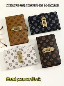 升级版情侣密码锁储蓄日记本 - 100天储蓄挑战，加厚PU皮革便携式账簿。防盗密码锁存钱罐，返校必备收纳袋，多功能大容量钞票收集器 - 助您系统储蓄，达成目标，理想的情侣周年纪念礼物！ - 彩色 - 查看 11