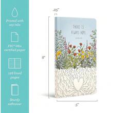 Softcover Journal - There Is Always Hope… – A Write Now Journal With 128 Lined Pages, 5"W X 8"H - HopeBlue - View 3