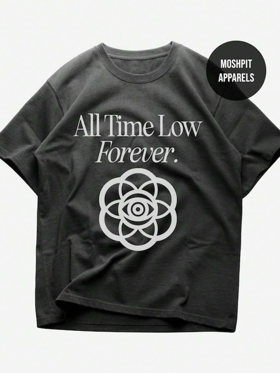 All Time Low T-Shirt - Rock Music Shirt - Wake Up Sunshine Shirt - ATL Band Shirt - All Time Low Mer - 黑色 - 查看 1