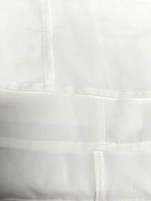 Vestido mini ajustado con tirantes y cuello anudado para mujer - Blanco - Ver 11