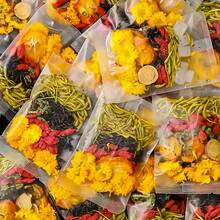 Dandelion Chrysanthemum Cassia Seed Tea, 150g/Bag, Herbal Blend Tea, Ingredients Include Dandelion, Goji Berry, Cassia Seed, Licorice, Tangerine Peel, Gardenia, Chrysanthemum, Burdock Root, And Barley. Caffeine-Free, Nourishes The Liver And Kidneys, Suitable For Home, Office, And Restaurant Use. - 1pc - View 3