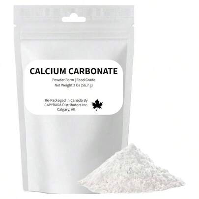 Calcium Carbonate Powder - 2 Oz 56. G - Use In Winemaking Brewing Baking Cooking Juices Jams Preserves - Sold By
