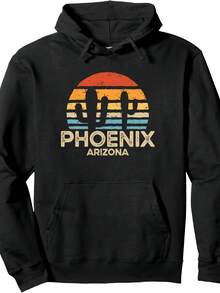 Pnix Arizona Retro Sunset Pullover Hoodie - Kiểu 28 - Xem 1