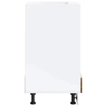 vidaXL Armoire de quatre Lucca chêne fumé bois d'ingénierie - Tabac - Voir 5