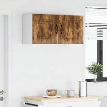 vidaXL Armadio da Cucina Kalmar 2 pz Chêne fumé 40 x 31 x 40 cm - Castano - Visualizzare 4