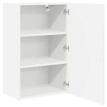 vidaXL Armario de cocina blanco 50 x 31 x 80 cm madera de ingeniería - Blanco - Ver 5