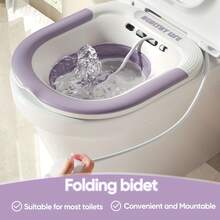 Collapsible Sitz Bath For Women – Portable Perineal Care Basin, Postpartum Recovery & Hemorrhoid Relief Soak Tub, Foldable Travel Personal Hygiene, Post Surgery Care Basin, Herbal Steam & Warm Water Therapy, Anti-Splash Design For Bathroom & Bedside Use, Ideal For Pregnant Women, New Moms,Perfect For Mother's Day, Thanksgiving & Postpartum Essential - Multicolor - View 9