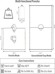 一件防水轻便连帽雨披外套，男女通用，带口袋，适合成人户外徒步，加厚防水全身雨衣，长袖连帽雨披，适合户外运动、成人骑行徒步，时尚连体雨衣，妇女节礼物，旅行必备，婚礼回礼，Y2K风格，卧室装饰，汽车配件，厨房装饰，母亲节礼物，卧室装饰，花园装饰，厨房装饰，夏季，海滩装饰，旅行必备，房间装饰，软萌，毕业季礼物 - 彩色 - 查看 3