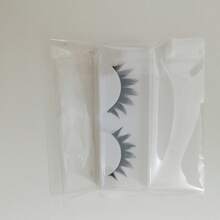 Cílios Postiços Estilo Mini Diabo Grossos, Cílios Extra Longos e Densos, Haste Forte para Apoiar Dobras Duplas das Pálpebras, Para Festa de COSPLAY - Cílios de mangá espessos - Visão 5