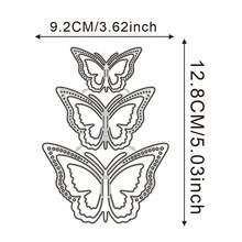 1Pieces Of 3D Butterfly Metal Die Cuts, Spring Flower Butterfly Frame Cutting Die Template For DIY Scrapbooking Decoration, Embossed Paper, And Card Making