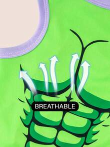 LUCKIE LABO 2件/套 肌肉印花透气背心套装，适用于猫狗，防跳蚤，减少掉毛，室内外均可使用 - 彩色 - 查看 9