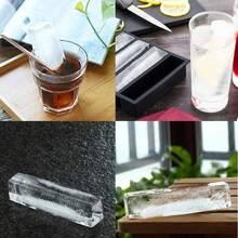 TendenciaMolde Bandeja Tira Hielos Silicona Mantequilla Café RefrescoCalidad premium - Negro - Ver 6