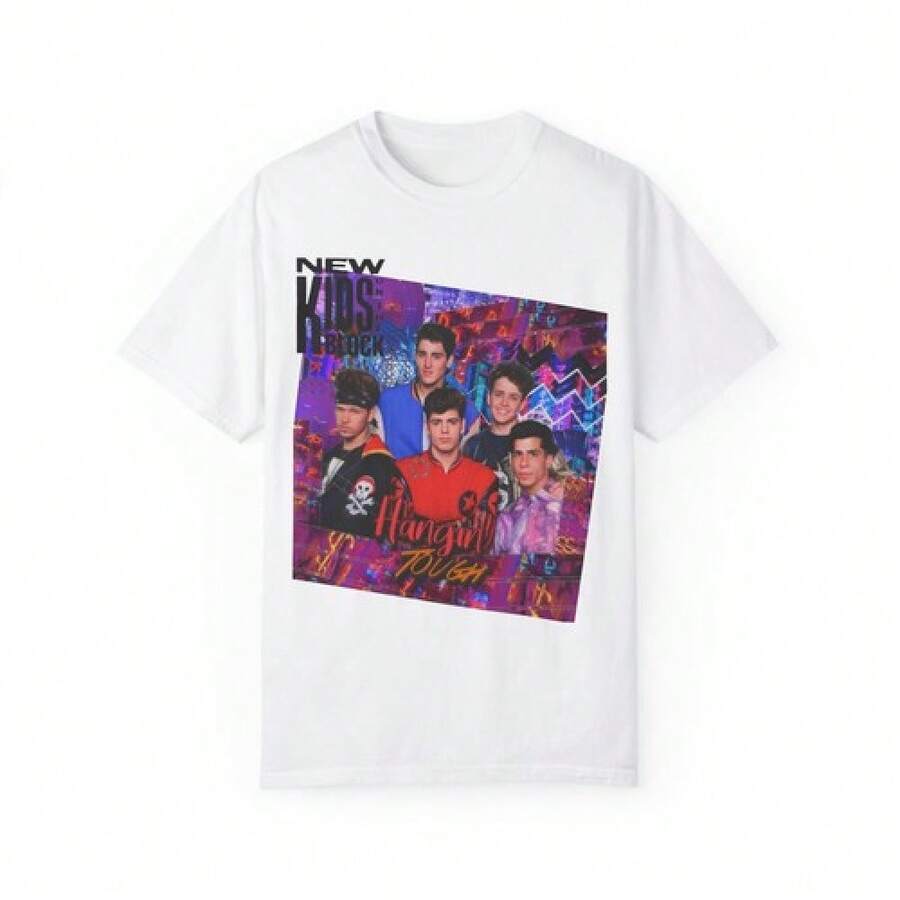 Unisex Garment-Dyed T-Shirt - 白色 - 查看 1