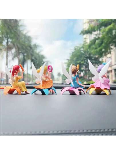 1pc New Romantic Flower Goddess Ornament, Suitable For Valentine's Day Gift, Backpack Pendant, Phone Case Pendant, Car Key Pendant, Car Decor, Pendant. Applicable For Valentine's Day Gift Distribution, Family Gathering Gifts, Teacher Reward Gifts, Holiday Gift Exchange