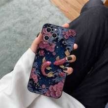 Fashionable and trendy phone case. Unique Japanese-style pattern. Compatible with iPhone 17 Pro Max/Pro/Air, 16, 16 Plus, 15, 14 Pro Max, 13, 12, 11, and Plus models. Matte texture, smooth to the touch, offering drop protection, scratch resistance, and camera lens protection. Provides all-around protection for your phone. A perfect gift choice. - 1(42)-ブラックOGILJJ - チェックする 6