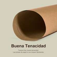 ECLATIQUE 50 Bolsas de Papel Kraft para Regalos (27x21x11cm), Bolsas de Papel Reciclable con Asas, Fuerte Adherencia y Capacidad de Carga, Boutique, Restaurantes, Panadera - 27x21x11cm+27x21x11cm - Ver 8