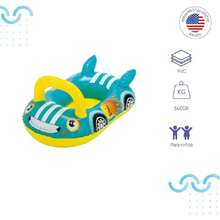 Inflable, Flotador para Piscina para niños y Adultos,39508549 - Azul y blanco - Ver 2