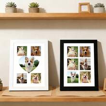 Customized Pet Photo Frame - Personalized Dog Photo Display Holder, Customized Pet Gift, Ideal For Pet Lovers' Collage, Birthday/Anniversary, Perfect Gift For Dog Lovers & Pet Memorial Home Decor