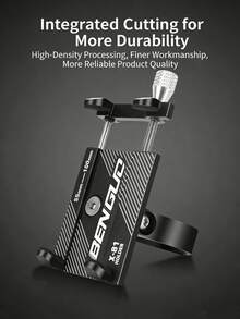 铝合金摩托车手机支架 - 通用自行车电动自行车踏板车车把手机支架，用于导航 - A - 查看 2