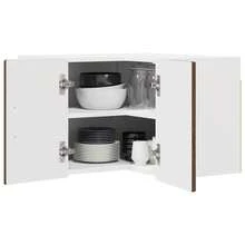 vidaXL Armario de cocina Chêne brun 57 x 57 x 40 cm Madera de ingeniería - Marrón - Ver 3