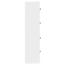 vidaXL Bibliothèque blanc 60x24x101,5 cm ingegneria del legno - Bianco - Visualizzare 6