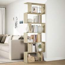 vidaXL Tavolino separato da 6 pezzi ebenex chêne sonoma 70x24x193 cm - Castano - Visualizzare 4