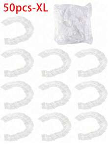 10/20/50个装大号透明家用电器罩 - 采用耐用聚乙烯材料制成，可为风扇、微波炉等家用电器提供防水防尘保护，也可作为食品罩使用，保持食物清洁卫生 - 电器防尘罩 | 透明罩 | 防水罩 | 食品罩