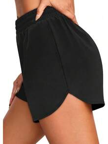 NIASHOT 3 Workout Shorts Women With Liner Biker Athletic Running Hiking Yoga Quick Dry Side PocketsA Valentine's Day DNFK - 黑色 - 查看 5