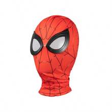 1pc Marvel Spider-Man Mask, Miles Morales Spider-Man Superhero Cosplay Costume Prop, Cartoon Silk Eye Mask Breathable Lightweight Sleep Mask - SDZ Headgear - View 9