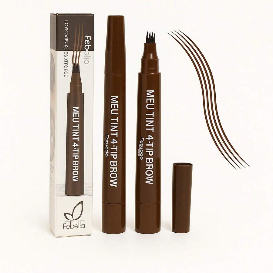 Long-Lasting, Waterproof Eyebrow Pen For Individual Hair Strokes. - 棕色 - 查看 1