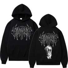 Rap Singer Ghost Dance Graphic Printed Men's Hoodie Fashionable And Casual Harajuku Hoodie - White - View 3