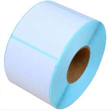 10x10/7x4cm Waterproof, Dustproof, Thermal Printing Label Paper - White - View 5