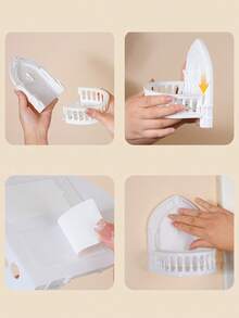 1 pezzo Supporto per telecamera per la camera dei bambini, staffa da parete senza foratura, supporto per sorveglianza telecamera, rastrelliera da parete senza chiodi per la sorveglianza domestica - Multicolore - Visualizzare 4