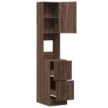 vidaXL Armadio da cucina chêne marrone 35x50x180 cm ingegneria del legno - Castano - Visualizzare 7