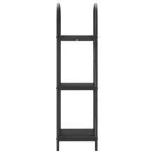 vidaXL Étagère Chêne preto 40 x 30 x 109 cm Bois d'ingénierie - Preto - Ver 6