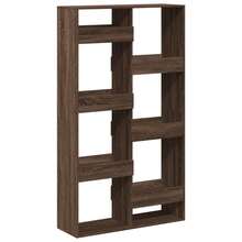 vidaXL Bibliothèque chêne marron 100x33x175 cm ingénierie du bois - Tabac - Voir 6