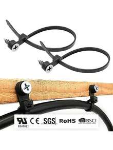 100 Pcs Nylon Fixed Head Ties, Industrial Ties, High-Strength, Wear-Resistant, Heavy-Duty Fixed Head Ties - 100 Strips/pack - View 9