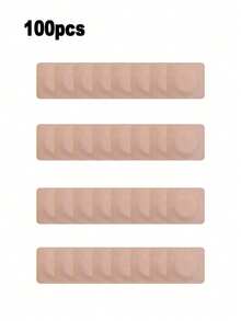 50/100片蓖麻油贴片，方便舒适，易于携带，吸水性强，适合所有人群，自粘式腹部贴片，可用于日常、居家、旅行，不含蓖麻油，1片装