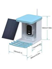 Intelligent Solar Bird Feeder With 5 Million Pixel Automatic Shooting And 10,000 Types Of Bird Recognition. A Must-Have Tool For Bird Watching. - 1.5L - View 8