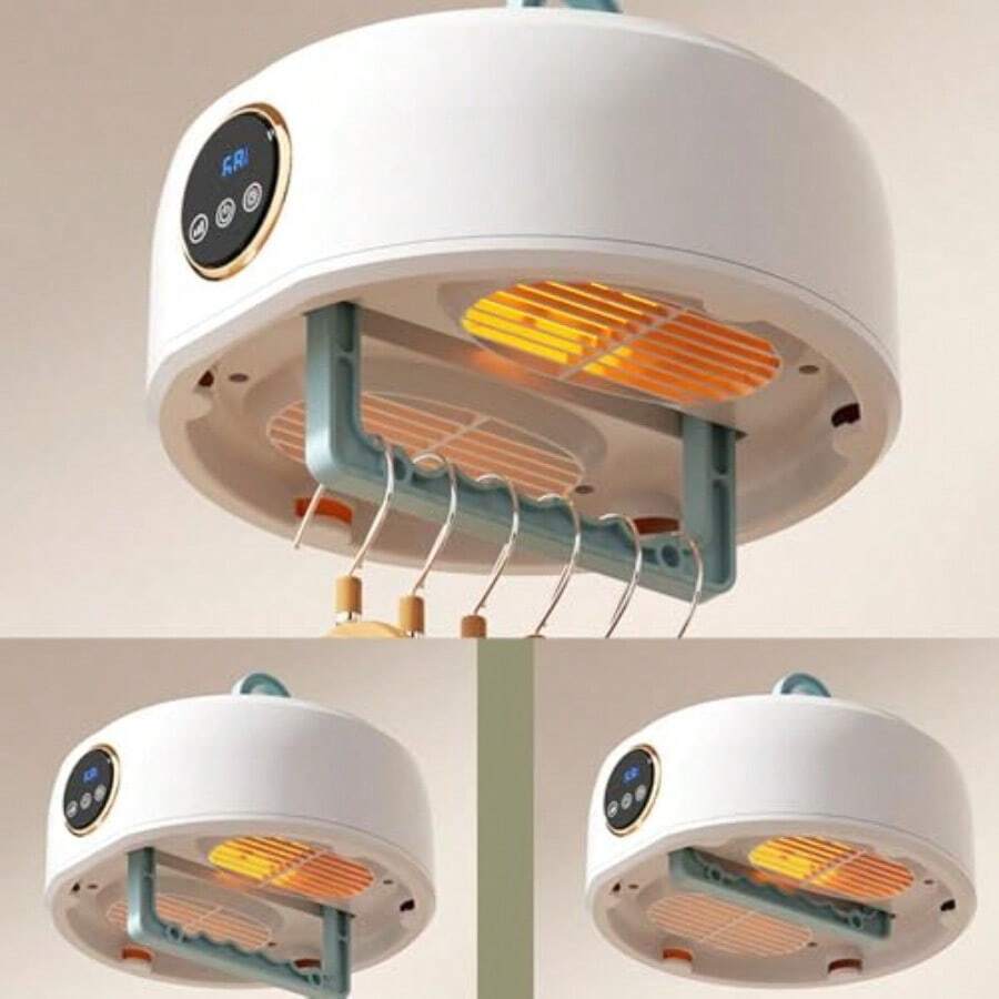 Secadora portátil de Ropa Secadora Portátil Eléctrica Mini Secadora Portátil para Lavandería Apartamentos y Viajes Habitación de Hotel Capacidad de Hasta 5 kg 600W - blanco - Ver 1