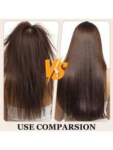 2pcs/Set Hair Straightener, High Temperature Styling Flat Iron With Self-Adhesive Straightening Attachment, Hair Styling Tool, Carbon Fiber Plastic Straightening Comb, Salon And Home Use Hair Straightener, Heat Resistant Carbon Fiber Hair Straightener - Multicolor - View 4
