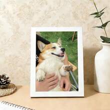 Customized Pet Photo Frame - Personalized Dog Photo Display Holder, Customized Pet Gift, Ideal For Pet Lovers' Collage, Birthday/Anniversary, Perfect Gift For Dog Lovers & Pet Memorial Home Decor