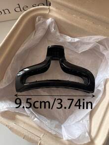 Bộ 3 kẹp tóc nhựa màu đen, trắng, nâu dành cho nữ, thời trang, đa năng, thanh lịch, đơn giản, màu trơn, phù hợp cho sử dụng hàng ngày, thường ngày, dự tiệc, đi làm, đi biển, đi nghỉ mát, buộc tóc đuôi ngựa, búi tóc, rửa mặt, trang điểm, phụ kiện tóc. Kẹp tóc càng cua thanh lịch dành cho nữ. - Nhiều màu - Xem 2