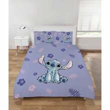 3pcs Lilo & Stitch Duvet Cover Set Double (200x200cm) With 2 Pillowcases - Cute Stitch Bedding Set, Soft Quilt Cover For Kids & Teens, Trending Movie Character Bedroom Decor - 200 cm x 200 cm - Ver 4