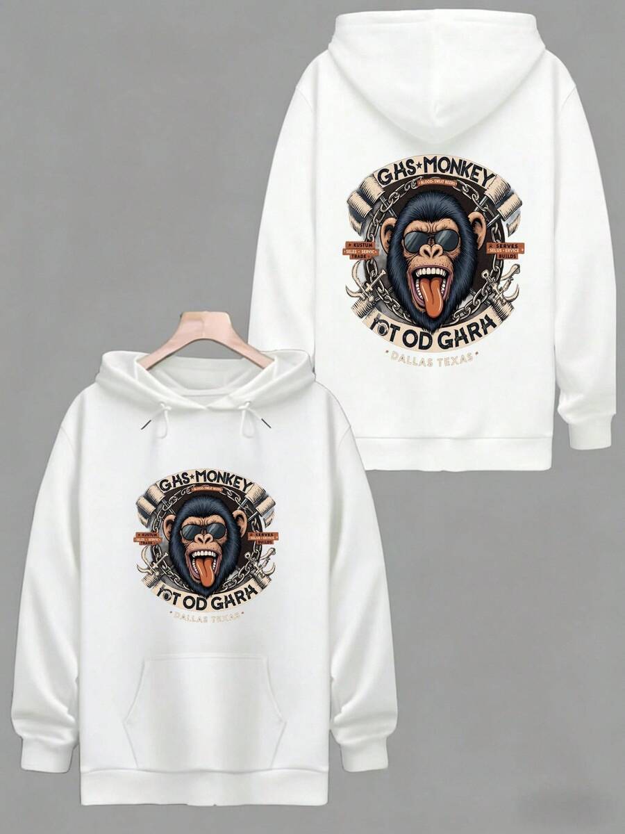 Men's Winter Hoodie CFEH - White - View 1